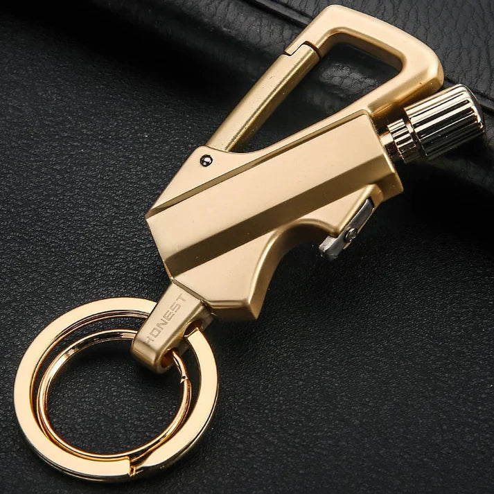 🔥🧲 Pocket Infinity Match Lighter – EDC Multitool Keychain Opener