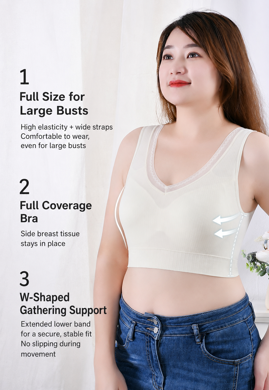 6676 AuraFit Bra Free Size PACK OF 1 Secondary image