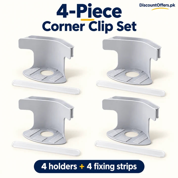 4 Pcs Bed Sheet Corner Clips