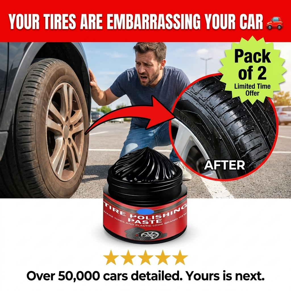 🔥Buy 1 Get 1 Free🔥Car Tire & Trim Renewal Paste – Deep Black Shine, UV Protection & Easy Application 💎 Secondary image
