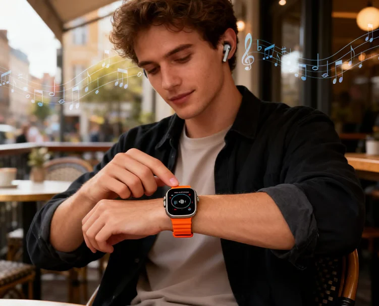 Smartwatch Set with Earbuds - One Set, Everything You Need