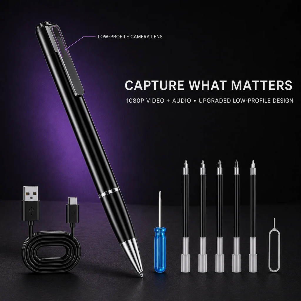 LTKUXS 1080P Video & Audio Recording Pen Kit