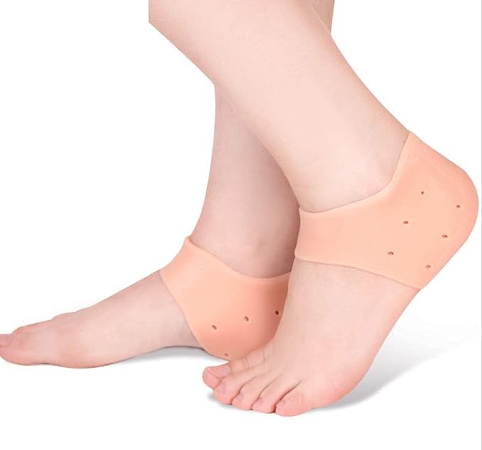 Heel Pain Relief Silicone Gel Heel Protector Socks - CL-MA-1677