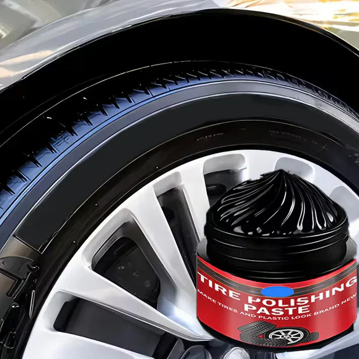 🔥Buy 1 Get 1 Free🔥Car Tire & Trim Renewal Paste – Deep Black Shine, UV Protection & Easy Application 💎