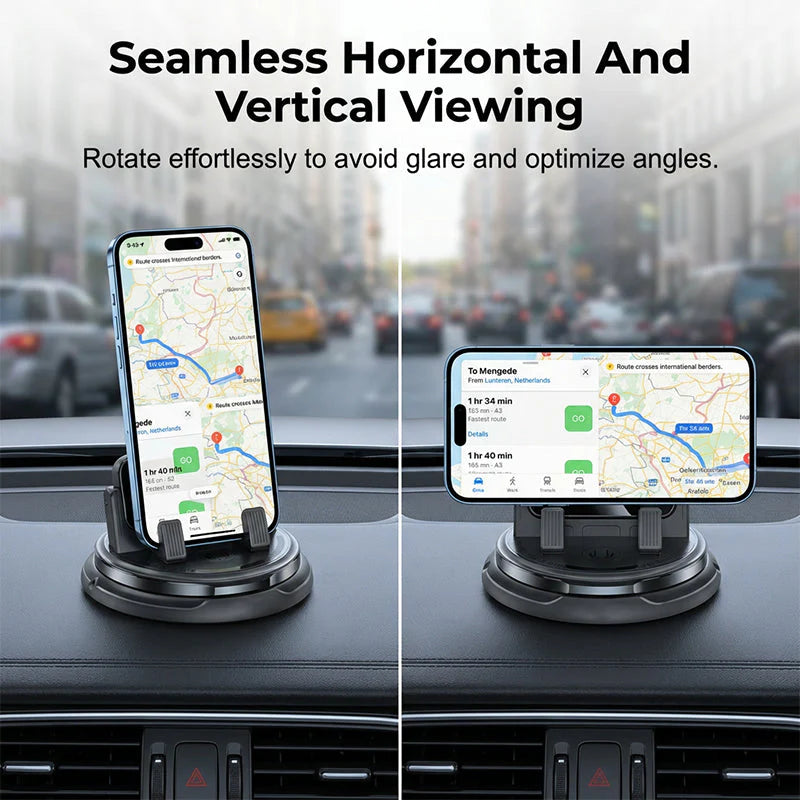 ⏳Limited-time 50% off & Super Fast Delivery⚡Dashboard Phone Holder - Adjustable Holder, Silicone Holder | Adhesive Car Organizer for Horizontal & Vertical Placement 🚗📱