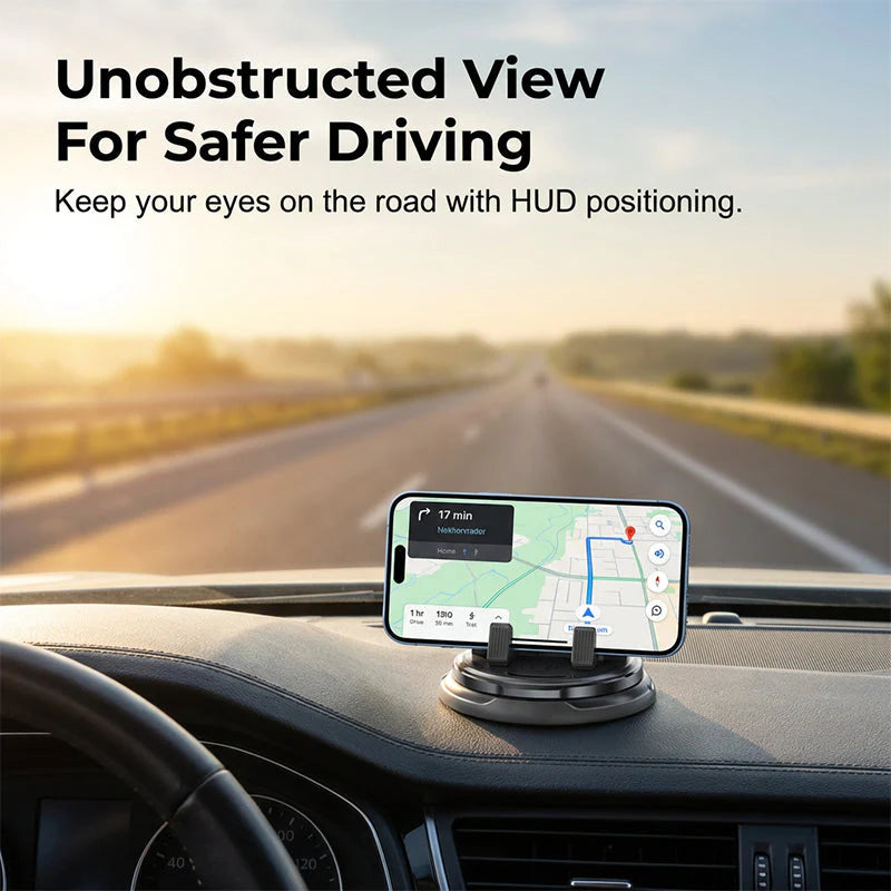 ⏳Limited-time 50% off & Super Fast Delivery⚡Dashboard Phone Holder - Adjustable Holder, Silicone Holder | Adhesive Car Organizer for Horizontal & Vertical Placement 🚗📱