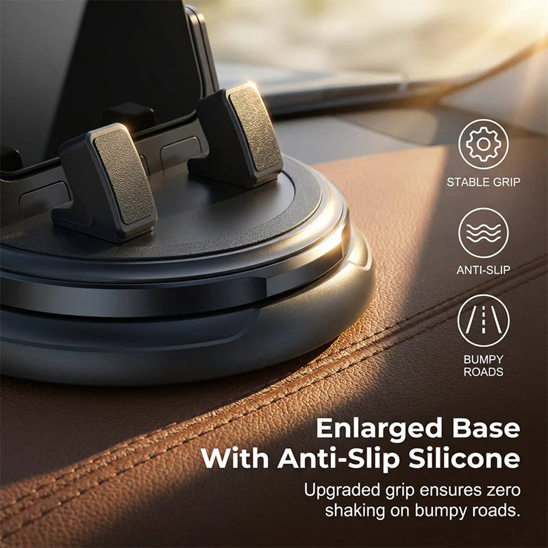 ⏳Limited-time 50% off & Super Fast Delivery⚡Dashboard Phone Holder - Adjustable Holder, Silicone Holder | Adhesive Car Organizer for Horizontal & Vertical Placement 🚗📱