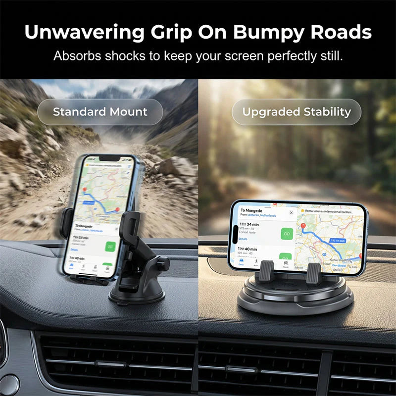 ⏳Limited-time 50% off & Super Fast Delivery⚡Dashboard Phone Holder - Adjustable Holder, Silicone Holder | Adhesive Car Organizer for Horizontal & Vertical Placement 🚗📱